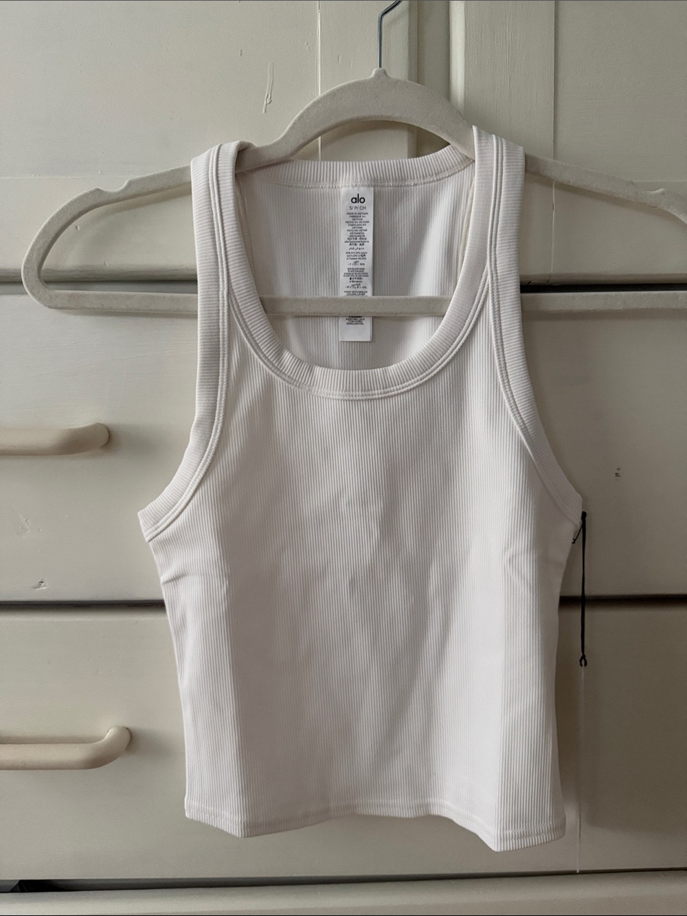 NWT. Alo Goddess Ribbed Go-To Tank